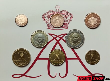 Monako sada 2025 (nový dizajn mincí)