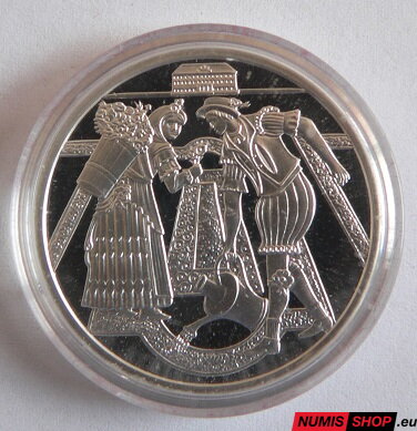 10 eur Rakúsko 2003 - Rakúsko a jeho ľudia - Zámok SchlossHof - PROOF