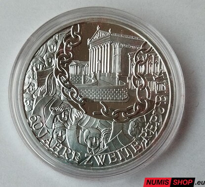 10 eur Rakúsko 2005 - 60 rokov republiky - PROOF