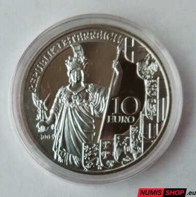 10 eur Rakúsko 2005 - 60 rokov republiky - PROOF
