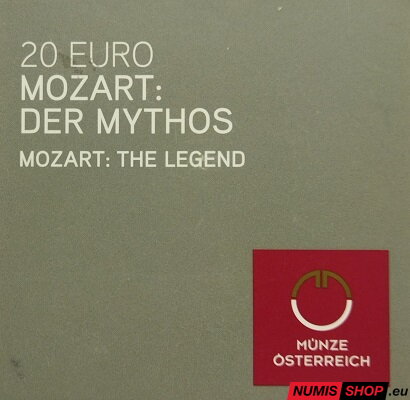 Rakúsko 20 eur 2016 - Wolfgang Amadeus Mozart - The Magic Flute - PROOF