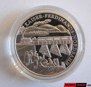Rakúsko 20 eur 2007 - Rakúske železnice 1/6 - Severná železnica cisára Ferdinanda - PROOF