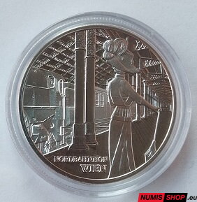 Rakúsko 20 eur 2008 - Rakúske železnice 3/6 - Belle Epoque - PROOF