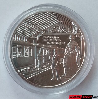 Rakúsko 20 eur 2008 - Rakúske železnice 4/6 - Západná železnica cisárovnej Alžbety - PROOF