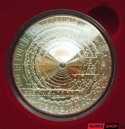 Rakúsko 20 eur 2022 - The Uncharted Universe - The Black Hole - PROOF