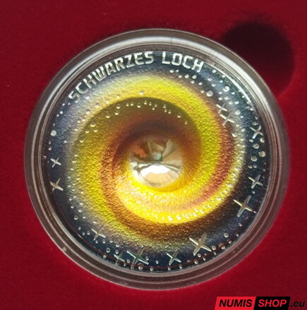 Rakúsko 20 eur 2022 - The Uncharted Universe - The Black Hole - PROOF