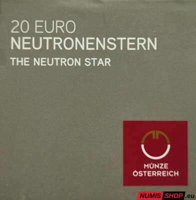 Rakúsko 20 eur 2023 - The Uncharted Universe - Neutron Star - PROOF