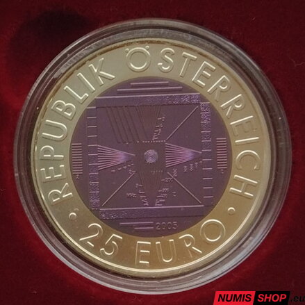 Rakúsko 25 eur NIOB 2005 - 50 Years of TV