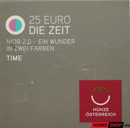 Rakúsko 25 eur NIOB 2016 - Time