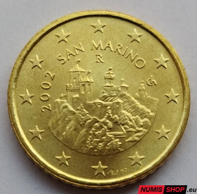 50 cent San Maríno 2002 - UNC 