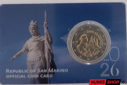 2 euro San Maríno 2026 - COIN CARD