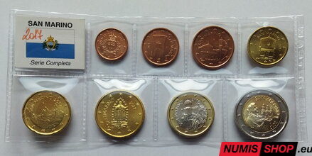 San Maríno 2017 - 1 cent až 2 euro - UNC