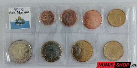 San Maríno 2020 - 1 cent až 2 euro - UNC