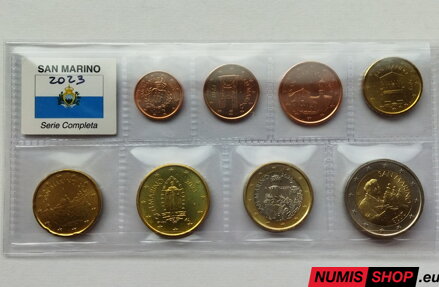 San Maríno 2023 - 1 cent až 2 euro - UNC
