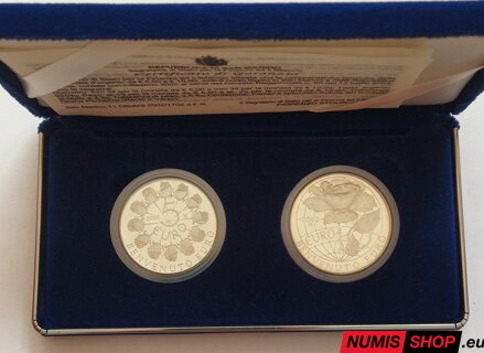 San Maríno - 5 + 10 euro - 2002 - Welcome Euro - PROOF