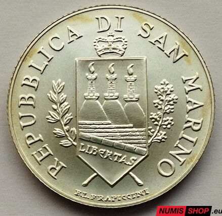 5 euro San Marino 2004 - Bartolomeo Borghessi - BU