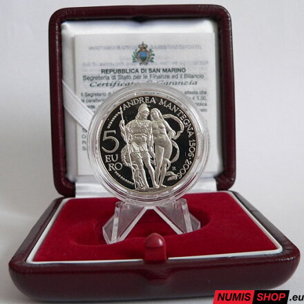 5 euro San Marino 2006 - Andrea Mantegna - PROOF