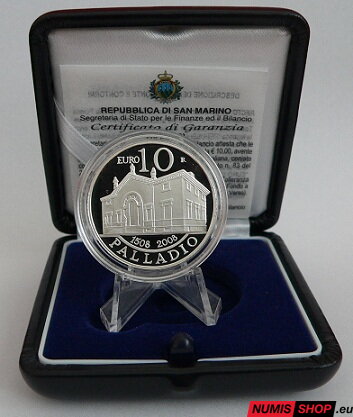 10 euro San Marino 2008 - Palladio - PROOF