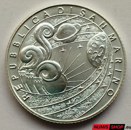 5 euro San Marino 2009 - Medzinárodný rok astronómie - BU