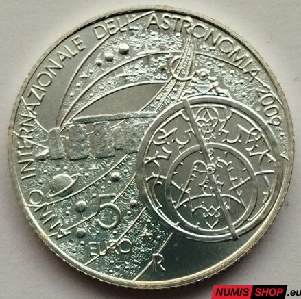 5 euro San Marino 2009 - Medzinárodný rok astronómie - BU