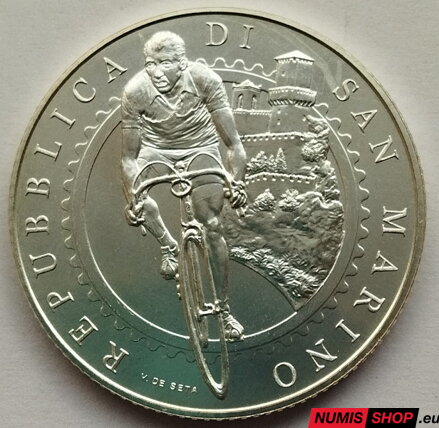 5 euro San Marino 2014 - Gino Bartali - BU