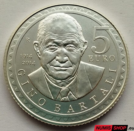 5 euro San Marino 2014 - Gino Bartali - BU