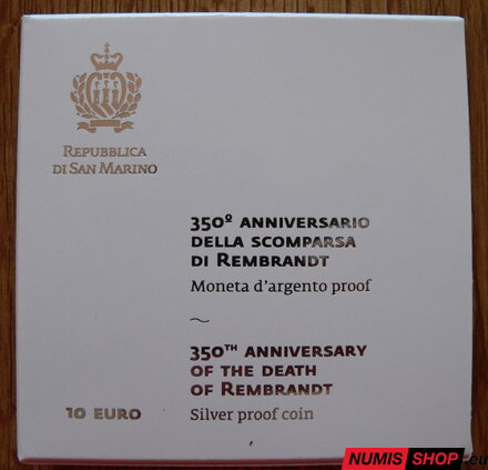 10 euro San Marino 2019 - Rembrandt
