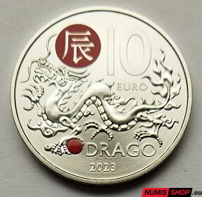 10 euro San Marino 2023 - Chinese Lunar - Drago (Drak)