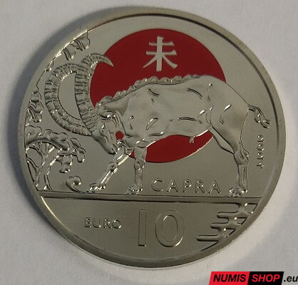 10 euro San Marino 2024 - Chinese Lunar - Capra (Koza)