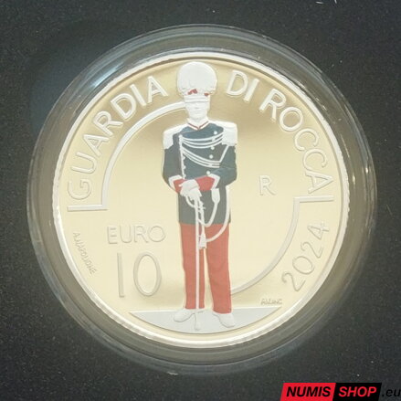 10 euro San Marino 2024 - Fortress guard - PROOF