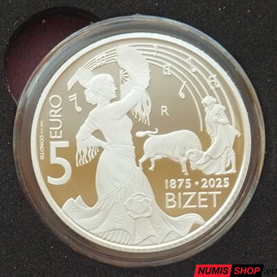 5 euro San Marino 2025 - Georges Bizet - PROOF
