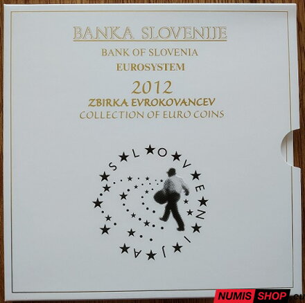 Sada Slovinsko 2012 + 2 euro + 3 euro - PROOF