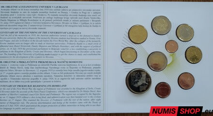 Sada Slovinsko 2019 + 2 euro + 3 euro