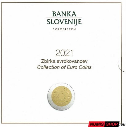 Sada Slovinsko 2021 + 2 euro + 3 euro