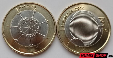 Slovinsko 3 euro 2012 - Sto rokov prvej olympijskej medaily - UNC