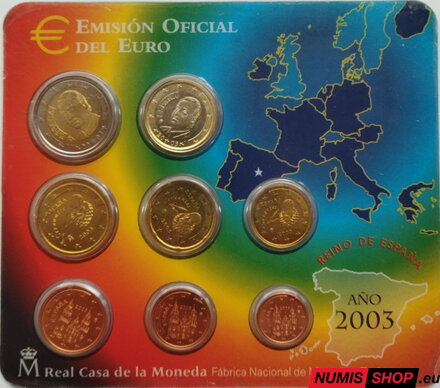 Sada Španielsko 2003 blister