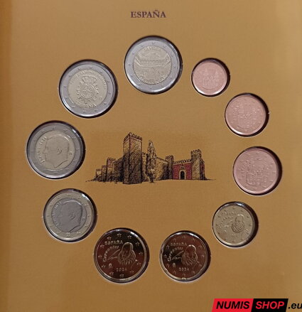 Sada Španielsko 2024 Sevilla + 2 x pamätné 2-euro