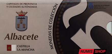 Španielsko 5 euro 2010 - Albacete - PROOF