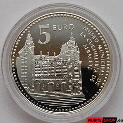 Španielsko 5 euro 2010 - Albacete - PROOF
