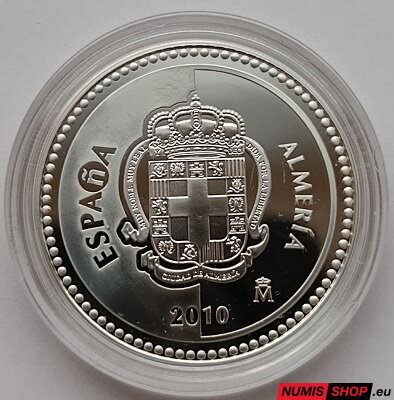 Španielsko 5 euro 2010 - Almería - PROOF