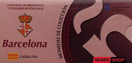 Španielsko 5 euro 2010 - Barcelona - PROOF