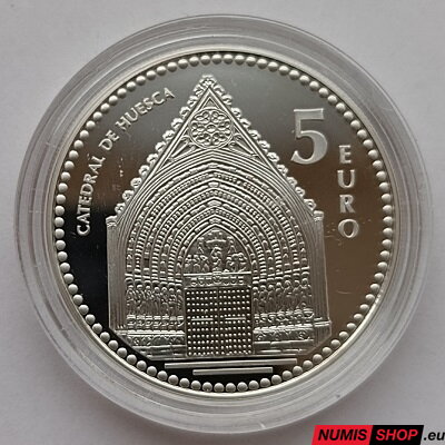 Španielsko 5 euro 2010 - Huesca - PROOF