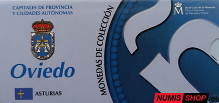 Španielsko 5 euro 2011 - Oviedo - PROOF