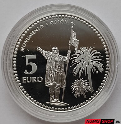 Španielsko 5 euro 2012 - Huelva - PROOF