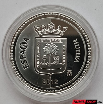 Španielsko 5 euro 2012 - Huelva - PROOF