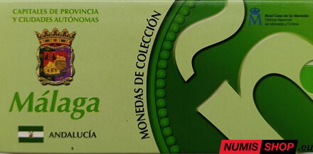 Španielsko 5 euro 2012 - Málaga - PROOF