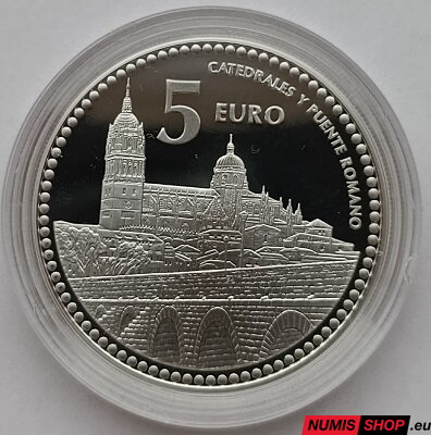 Španielsko 5 euro 2012 - Salamanca - PROOF