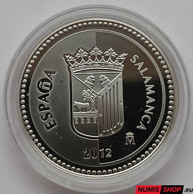 Španielsko 5 euro 2012 - Salamanca - PROOF