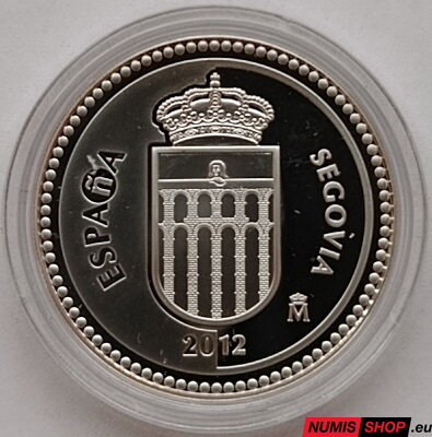 Španielsko 5 euro 2012 - Segovia - PROOF