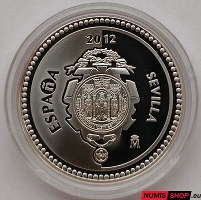 Španielsko 5 euro 2012 - Sevilla - PROOF